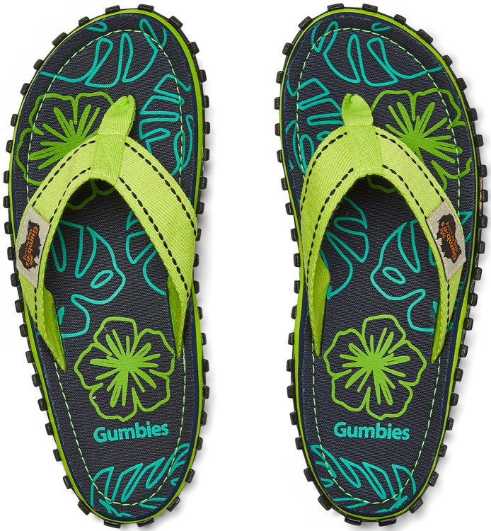 Gumbies Original Islander Gumbies Original Islander Farbe / color: lime hibiscus ()