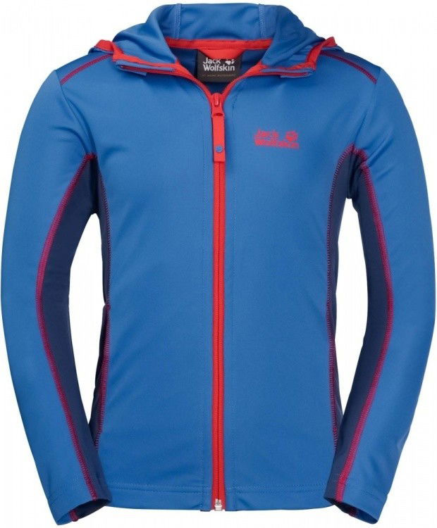 Jack Wolfskin Shoreline Jacket Kids Jack Wolfskin Shoreline Jacket Kids Farbe / color: wave blue () Jack Wolfskin Shoreline Jacket Kids Jack Wolfskin Shoreline Jacket Kids Farbe / color: wave blue ()