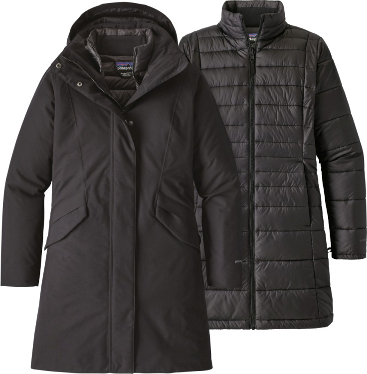 Patagonia Womens Vosque 3-in-1 Parka Patagonia Womens Vosque 3-in-1 Parka Farbe / color: black ()