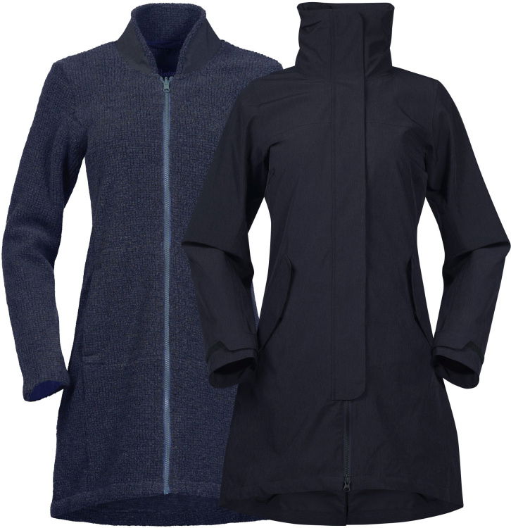 Bergans Oslo 3 in 1 Womens Coat Bergans Oslo 3 in 1 Womens Coat Farbe / color: dk navy mel/dk navy mel () Bergans Oslo 3 in 1 Womens Coat Bergans Oslo 3 in 1 Womens Coat Farbe / color: dk navy mel/dk navy mel ()