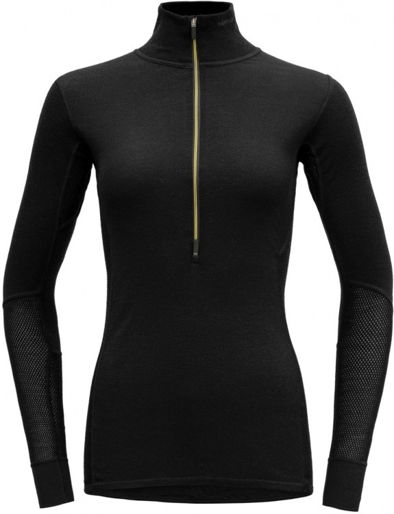 Devold Wool Mesh 190 Woman Half Zip Neck Devold Wool Mesh 190 Woman Half Zip Neck Farbe / color: caviar ()