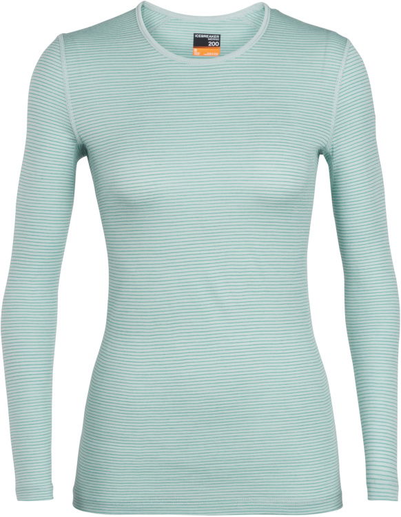 Icebreaker 200 Oasis LS Crewe Women Icebreaker 200 Oasis LS Crewe Women Farbe / color: stripe dew/arctic teal () Icebreaker 200 Oasis LS Crewe Women Icebreaker 200 Oasis LS Crewe Women Farbe / color: stripe dew/arctic teal ()