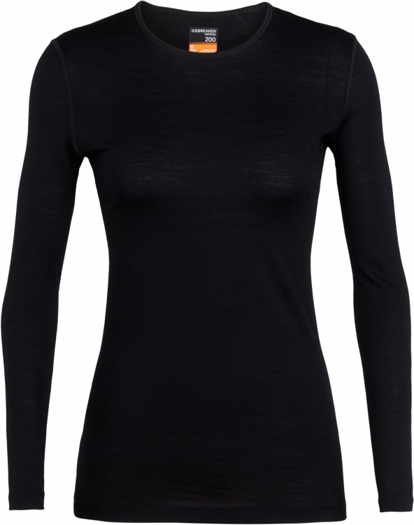 Icebreaker 200 Oasis LS Crewe Women Icebreaker 200 Oasis LS Crewe Women Farbe / color: black ()