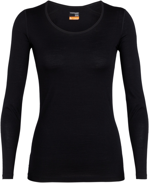 Icebreaker 200 Oasis LS Scoop Women Icebreaker 200 Oasis LS Scoop Women Farbe / color: black ()