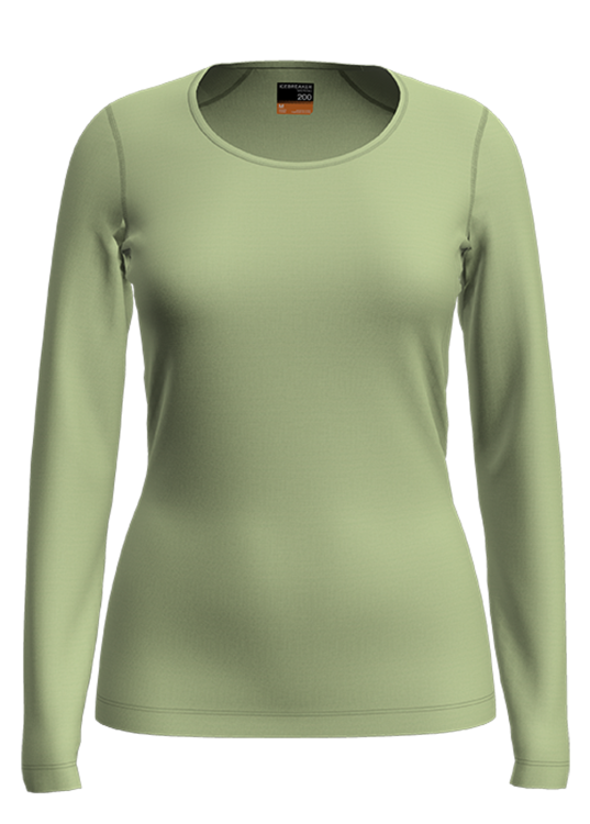 Icebreaker 200 Oasis LS Scoop Women Icebreaker 200 Oasis LS Scoop Women Farbe / color: glazen ()