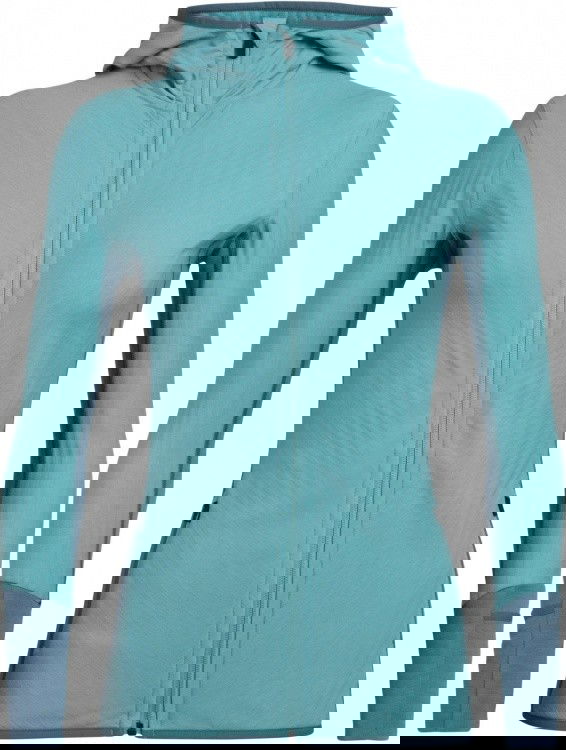 Icebreaker Descender LS Zip Hood Women Icebreaker Descender LS Zip Hood Women Farbe / color: lagoon/blue spruce () Icebreaker Descender LS Zip Hood Women Icebreaker Descender LS Zip Hood Women Farbe / color: lagoon/blue spruce ()