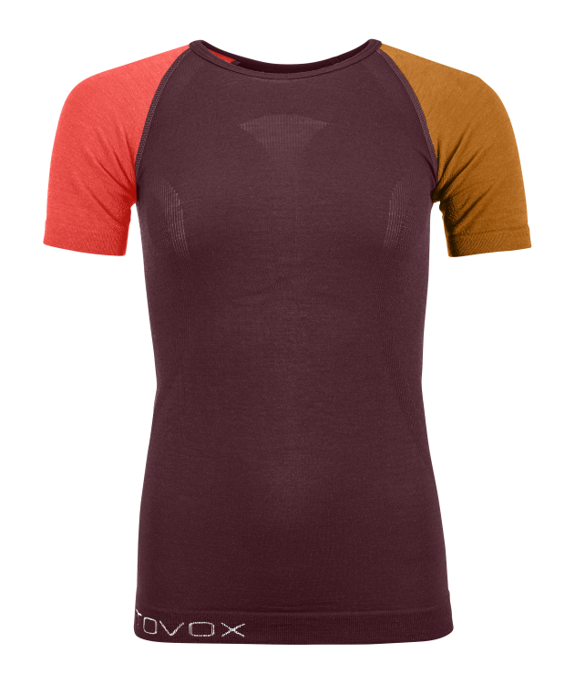 Ortovox Merino 120 Competition Light Short Sleeve Women Ortovox Merino 120 Competition Light Short Sleeve Women Farbe / color: winetasting ()