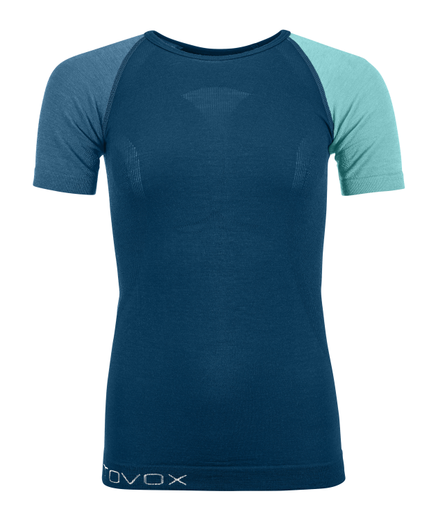 Ortovox Merino 120 Competition Light Short Sleeve Women Ortovox Merino 120 Competition Light Short Sleeve Women Farbe / color: petrol blue ()