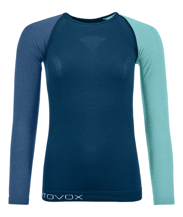 Ortovox Merino 120 Competition Light Long Sleeve Women Ortovox Merino 120 Competition Light Long Sleeve Women Farbe / color: petrol blue ()