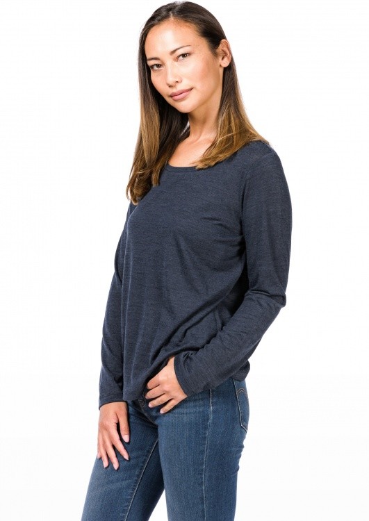 Super.Natural Womens Essential Scoop LS 175 Super.Natural Womens Essential Scoop LS 175 Farbe / color: navy blazer melange ()