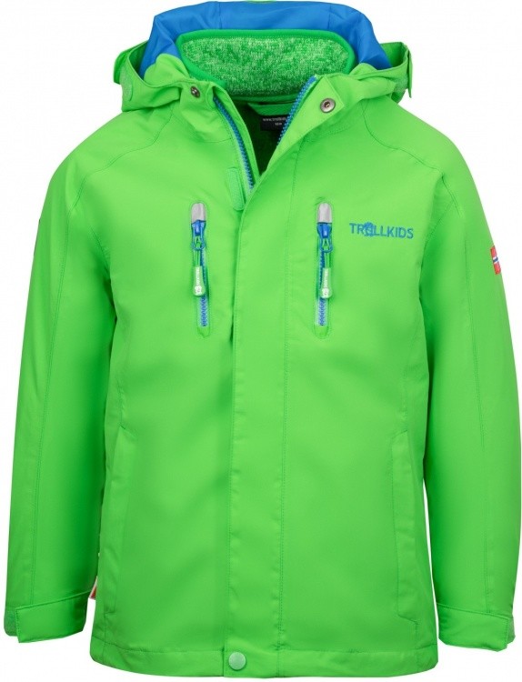 Trollkids Kids Lofoten 3in1 Jacket Trollkids Kids Lofoten 3in1 Jacket Farbe / color: bright green/blue ()