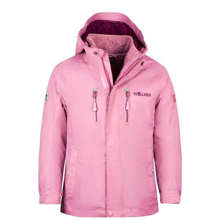 Trollkids Kids Lofoten 3in1 Jacket Trollkids Kids Lofoten 3in1 Jacket Farbe / color: mauve/plum ()