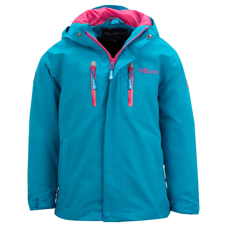 Trollkids Kids Sognefjord Jacket Trollkids Kids Sognefjord Jacket Farbe / color: turquoise () Trollkids Kids Sognefjord Jacket Trollkids Kids Sognefjord Jacket Farbe / color: turquoise ()