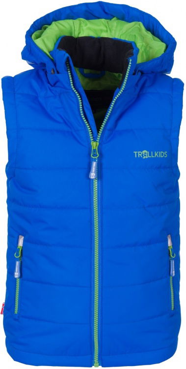 Trollkids Kids Narvik Vest Trollkids Kids Narvik Vest Farbe / color: medium blue/bright green () Trollkids Kids Narvik Vest Trollkids Kids Narvik Vest Farbe / color: medium blue/bright green ()