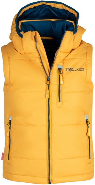 Trollkids Kids Narvik Vest Trollkids Kids Narvik Vest Farbe / color: golden yellow/mystic blue () Trollkids Kids Narvik Vest Trollkids Kids Narvik Vest Farbe / color: golden yellow/mystic blue ()