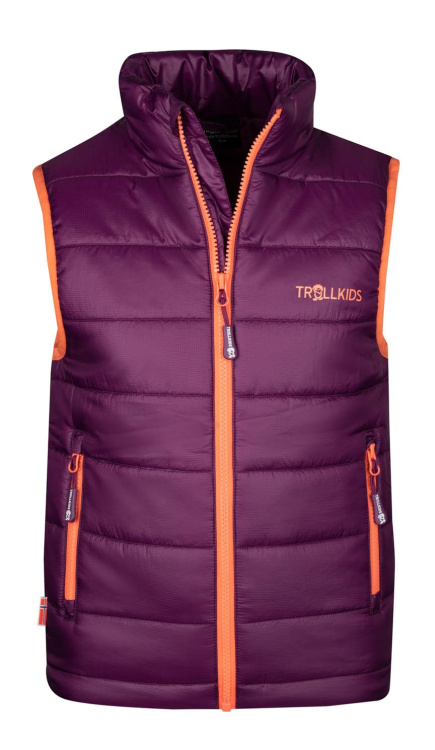 Trollkids Kids Trondheim Vest Trollkids Kids Trondheim Vest Farbe / color: mulberry/peach ()