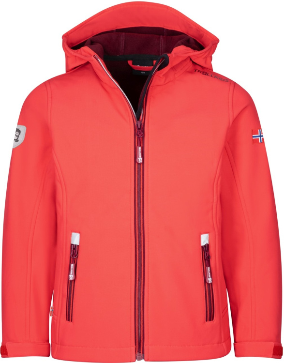 Trollkids Girls Trollfjord Jacket Trollkids Girls Trollfjord Jacket Farbe / color: sweet cherry/redwood ()