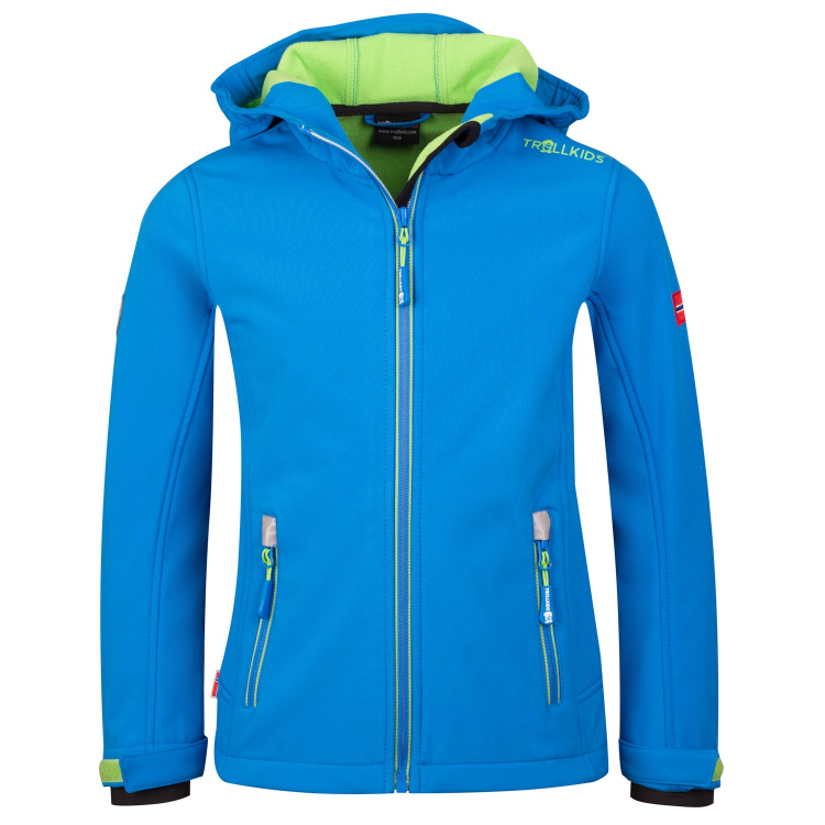 Trollkids Kids Trollfjord Jacket Trollkids Kids Trollfjord Jacket Farbe / color: medium blue/green ()