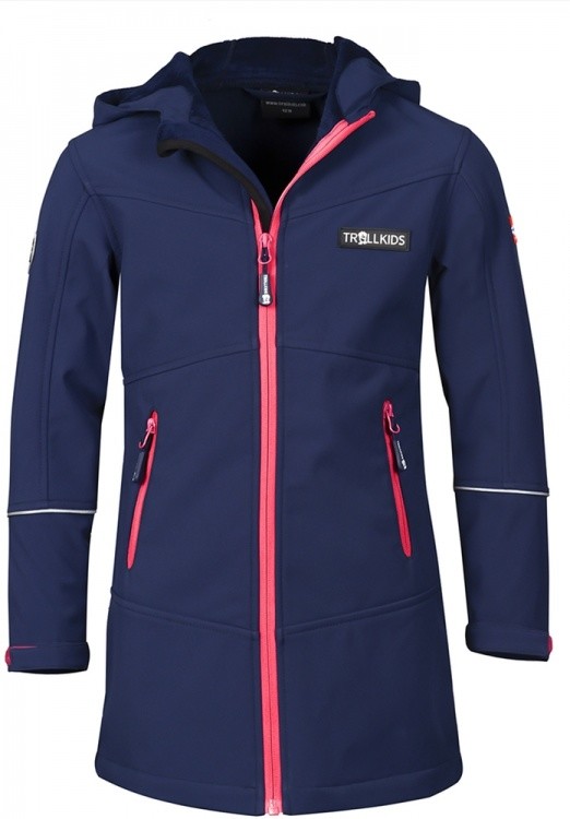 Trollkids Girls Aurland Coat Trollkids Girls Aurland Coat Farbe / color: navy/magenta ()