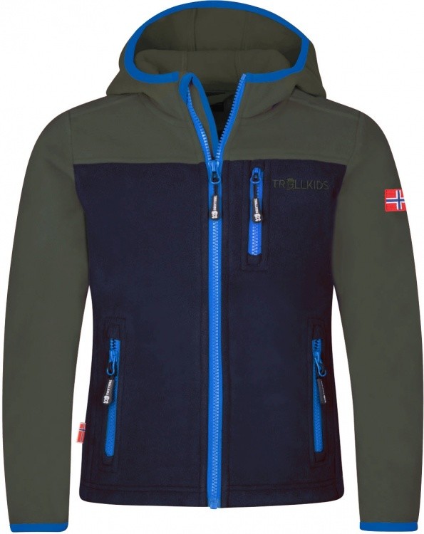 Trollkids Kids Stavanger Jacket Trollkids Kids Stavanger Jacket Farbe / color: ivy/navy/electric blue ()