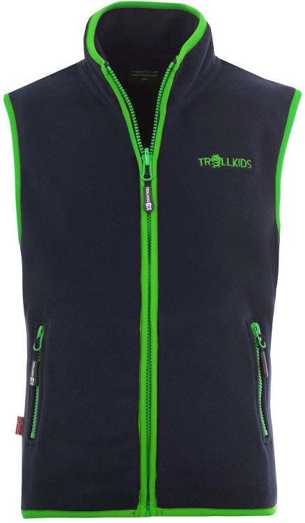 Trollkids Kids Arendal Vest Trollkids Kids Arendal Vest Farbe / color: navy/viper green ()