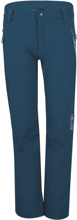 Trollkids Kids Fjell Softshell Pant Trollkids Kids Fjell Softshell Pant Farbe / color: mystic blue ()