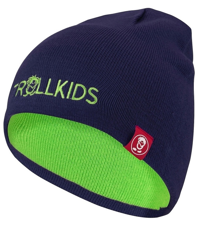 Trollkids Kids Troll Beanie Trollkids Kids Troll Beanie Farbe / color: navy/bright green ()
