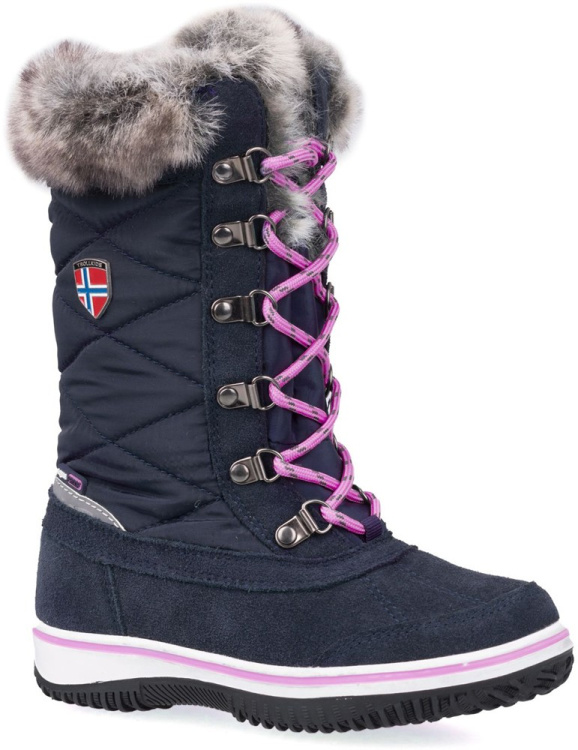 Trollkids Girls Holmenkollen Snow Boots Trollkids Girls Holmenkollen Snow Boots Farbe / color: navy/magenta ()