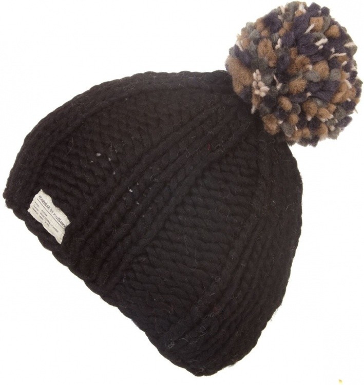 KuSan Thick Yarn Multi Bobble Hat KuSan Thick Yarn Multi Bobble Hat Farbe / color: black ()