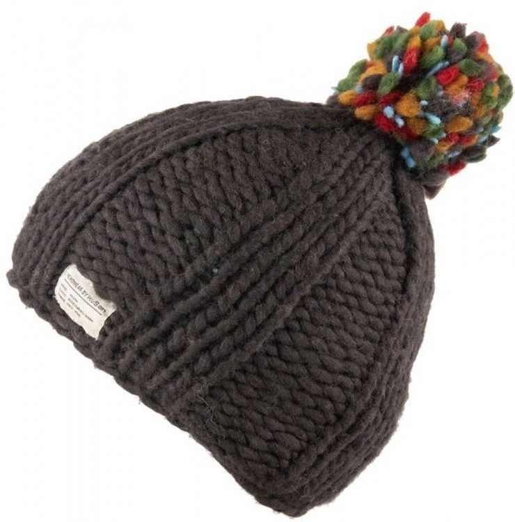 KuSan Thick Yarn Multi Bobble Hat KuSan Thick Yarn Multi Bobble Hat Farbe / color: charcoal ()