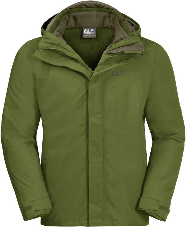 Jack Wolfskin Gotland 3in1 Jacket Men Jack Wolfskin Gotland 3in1 Jacket Men Farbe / color: cedar green () Jack Wolfskin Gotland 3in1 Jacket Men Jack Wolfskin Gotland 3in1 Jacket Men Farbe / color: cedar green ()