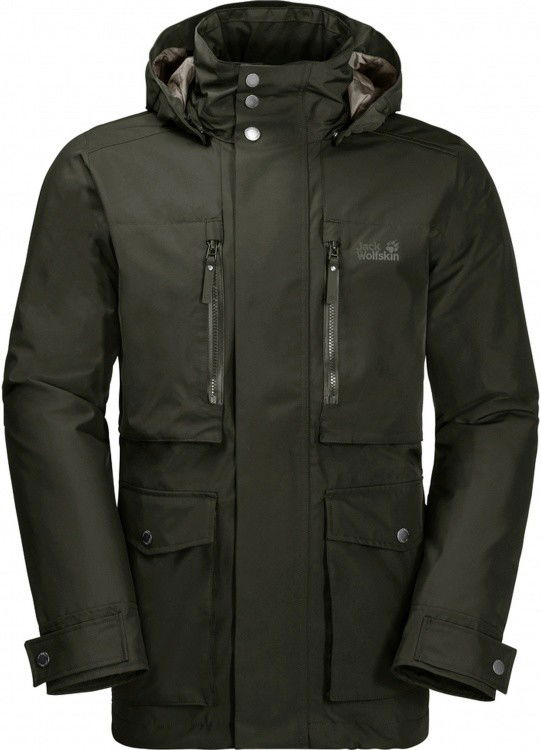 Jack Wolfskin Bridgeport Bay Jacket Jack Wolfskin Bridgeport Bay Jacket Farbe / color: pinewood () Jack Wolfskin Bridgeport Bay Jacket Jack Wolfskin Bridgeport Bay Jacket Farbe / color: pinewood ()