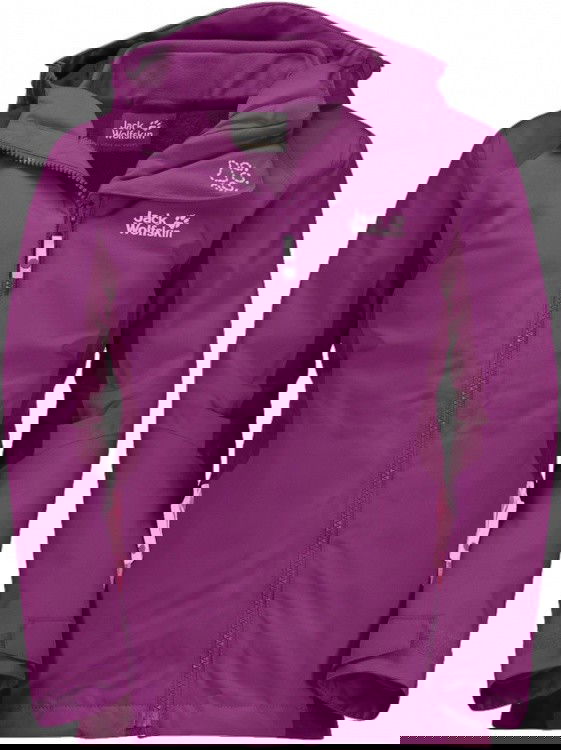Jack Wolfskin Girls Grivla 3in1 Jacket Jack Wolfskin Girls Grivla 3in1 Jacket Farbe / color: dark peony () Jack Wolfskin Girls Grivla 3in1 Jacket Jack Wolfskin Girls Grivla 3in1 Jacket Farbe / color: dark peony ()