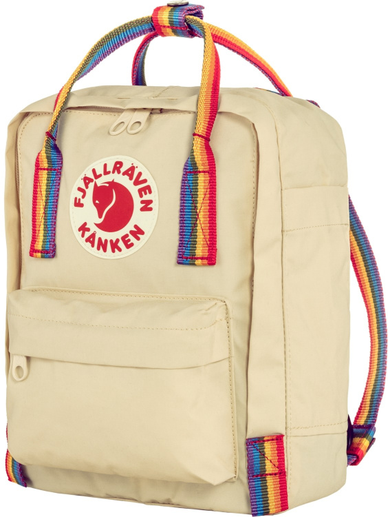 Fjällräven Kanken Rainbow Mini Fjällräven Kanken Rainbow Mini Farbe / color: light oak/rainbow pattern ()