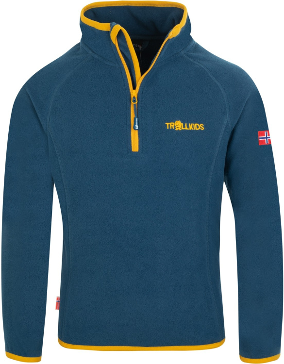 Trollkids Kids Nordland Half Zip Trollkids Kids Nordland Half Zip Farbe / color: mystic blue/golden yellow ()