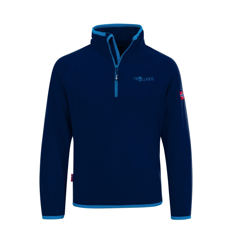 Trollkids Kids Nordland Half Zip Trollkids Kids Nordland Half Zip Farbe / color: navy/light blue ()