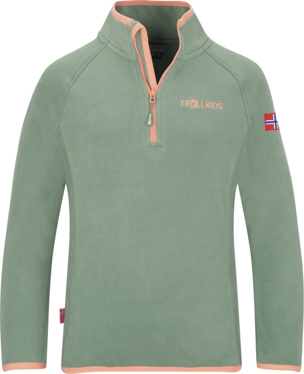 Trollkids Kids Nordland Half Zip Trollkids Kids Nordland Half Zip Farbe / color: leaf green/dahlia ()