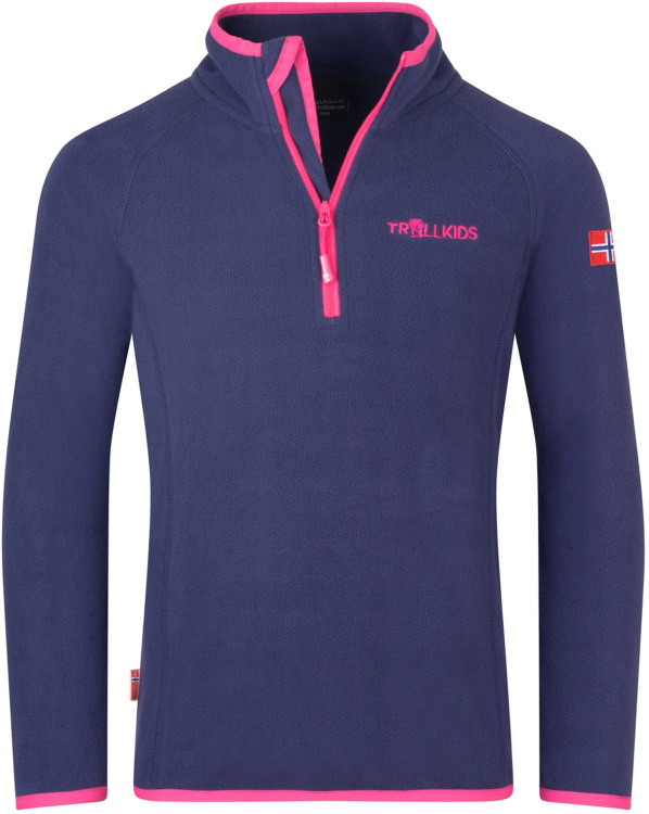 Trollkids Kids Nordland Half Zip Trollkids Kids Nordland Half Zip Farbe / color: deep violet/dark pink ()