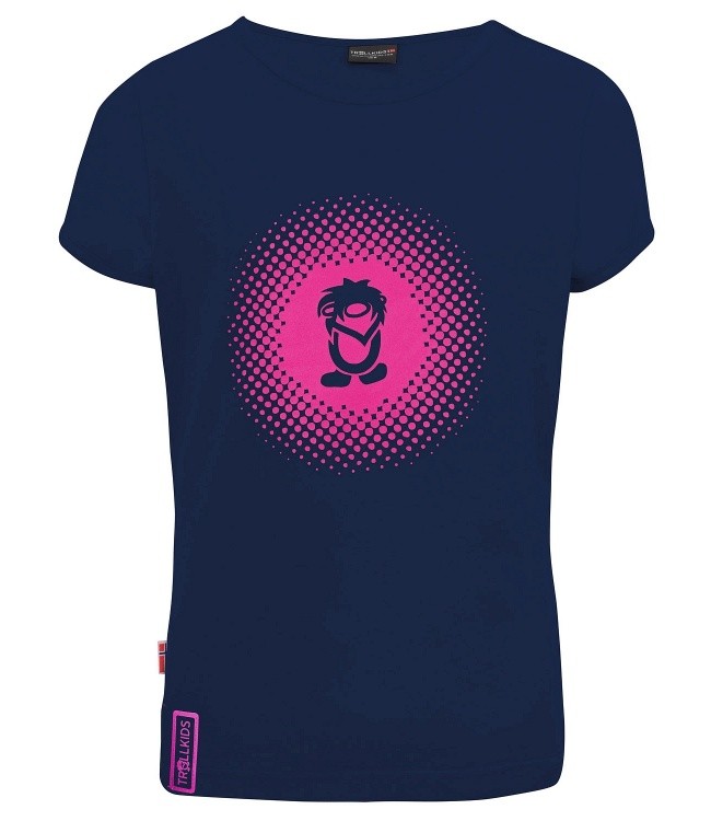 Trollkids Girls Logo T Trollkids Girls Logo T Farbe / color: navy/magenta ()