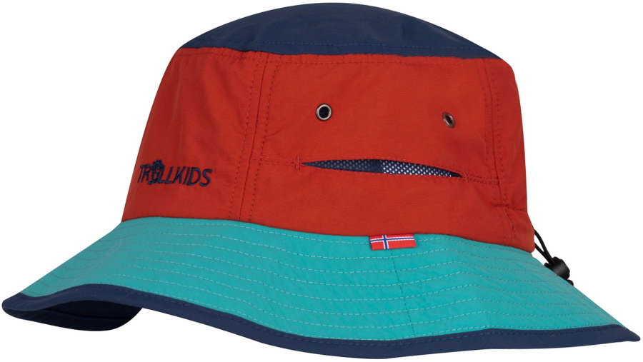 Trollkids Kids Trollfjord Hat Trollkids Kids Trollfjord Hat Farbe / color: red clay/blue coral/mys blue ()