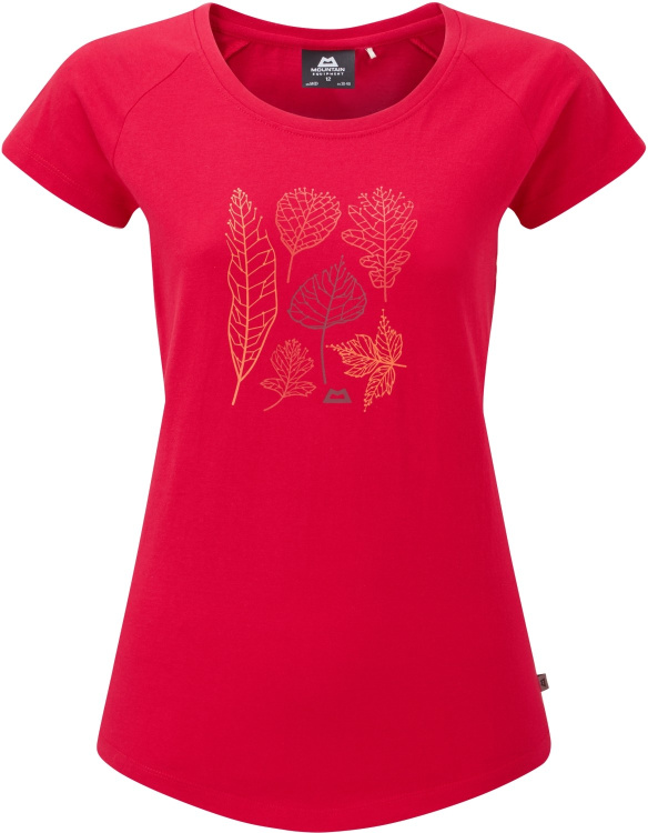 Mountain Equipment Leaf Womens Tee Mountain Equipment Leaf Womens Tee Farbe / color: capsicum red ()