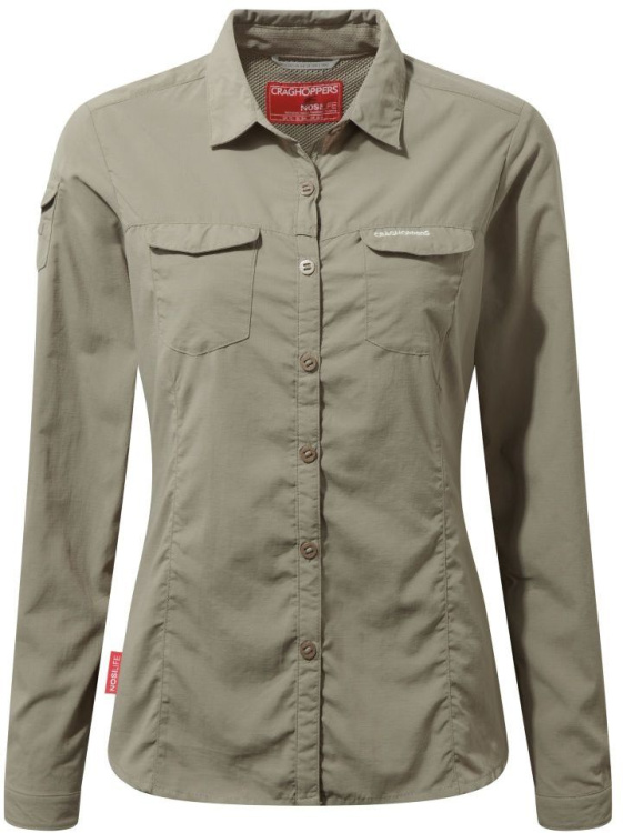 Craghoppers NosiLife Womens Adventure II Long Sleeved Shirt Craghoppers NosiLife Womens Adventure II Long Sleeved Shirt Farbe / color: mushroom ()