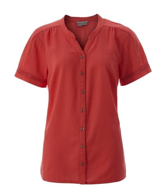 Royal Robbins Cool Mesh Eco S/S Women Royal Robbins Cool Mesh Eco S/S Women Farbe / color: grenadine ()