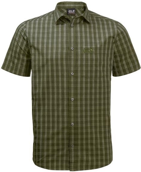Jack Wolfskin Hot Springs Shirt Men Jack Wolfskin Hot Springs Shirt Men Farbe / color: greenwood checks ()