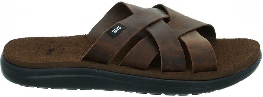 teva voya slide leather