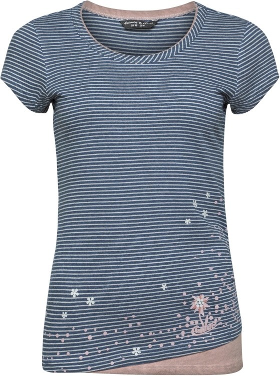 Chillaz Fancy Little Dot T-Shirt Women Chillaz Fancy Little Dot T-Shirt Women Farbe / color: indigo blue stripes washed creme ()