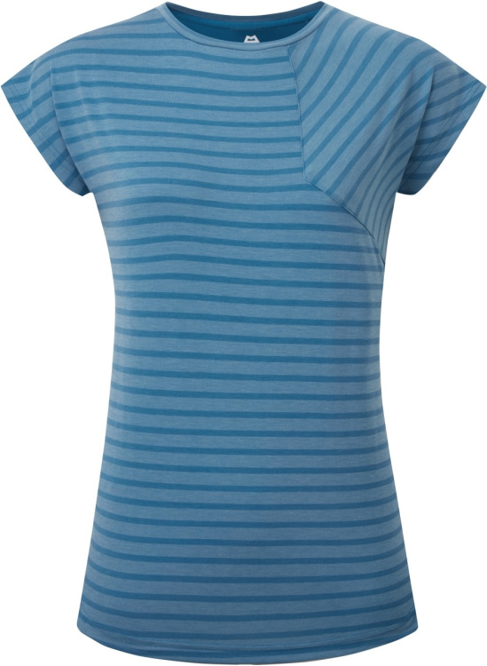 Mountain Equipment Silhouette Womens Tee Mountain Equipment Silhouette Womens Tee Farbe / color: alto blue stripe ()