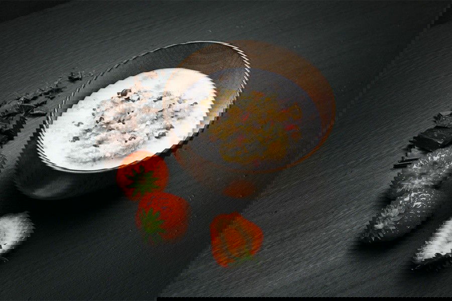 Drytech Chocolate Müsli zubereitet/prepared