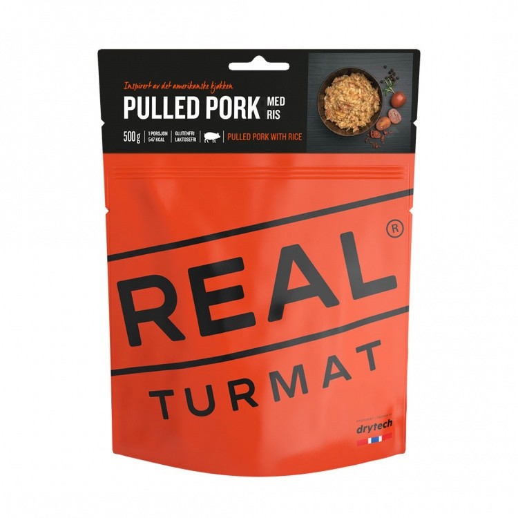 Drytech Real Turmat Pulled Pork mit Reis Drytech Real Turmat Pulled Pork mit Reis Drytech Pulled Pork ()