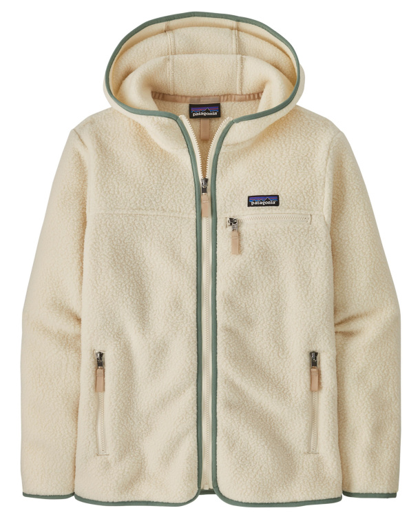 Patagonia Womens Retro Pile Hoody Patagonia Womens Retro Pile Hoody Farbe / color: natural w/ellwood green ()
